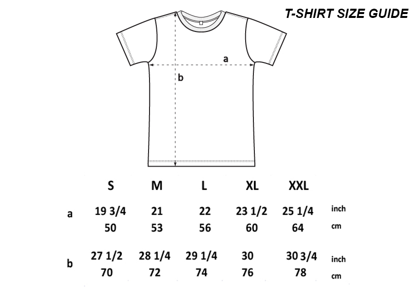 Macka B T-Shirt Size Guide